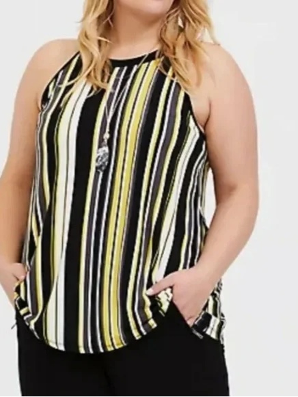 TORRID Striped Tank Top
